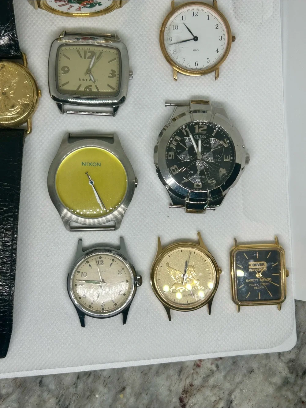 Vintage Watch Lot Nixon Guess Timex Florida Gators Coin Watch Parts Repair AS-IS